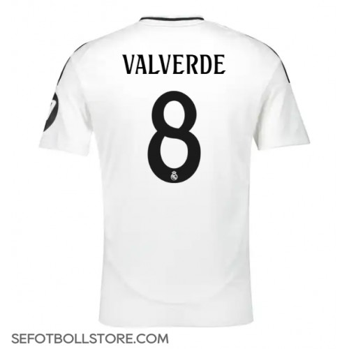 Real Madrid Federico Valverde #8 Replika Hemmatröja 2024-25 Kortärmad